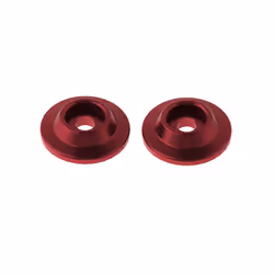 ARRMA CNC Red Aluminium Wing Buttons, Wing buttons, Red