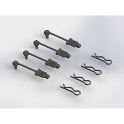 ARRMA Body Clip Retainers