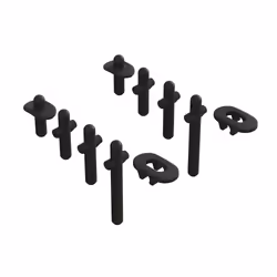 ARRMA ARAC3479, Body post set, Black