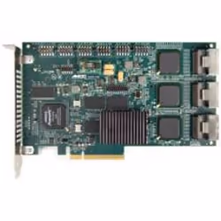 Broadcom PCI-E SATA II Adapter, PCIe, 24x SATAII, Green, ROHS, 0, 1, 5, 6, 10, 50, JBOD, 18 W