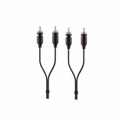 Belkin 2 Meter 7 Foot Gold Plated RCA Audio Video AV Cable F3Y098QE2M