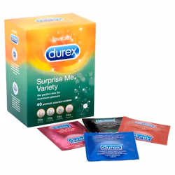 Durex - Surprise Me Variety Mix Condoms - Pack of 40 Condoms