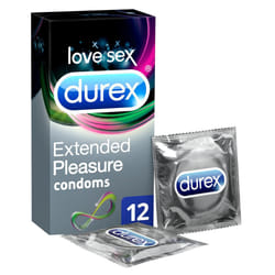 12pk Durex Extended Pleasure Latex Condoms