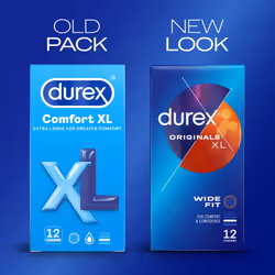 Comfort XL Large Condoms for Men, Pack of 12