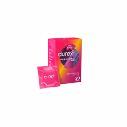 Pleasure Me Ribbed and Dotted Condoms Pack of 20