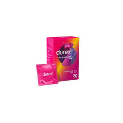 Pleasure Me Ribbed and Dotted Condoms Pack of 20