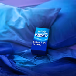 Durex Extra Safe Condoms Transparent Teat Ended & Extra Lubricated Pack Of 20