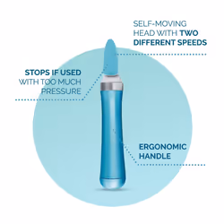 Scholl Velvet Electronic Nail Care System, Blue