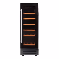 Belling 300WC, Freestanding, 18 bottle(s), G, Interior light, Black