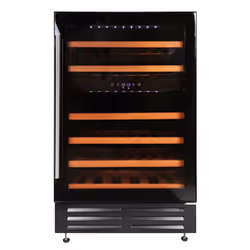 Belling 600WC, Freestanding, 46 bottle(s), Interior light, Black