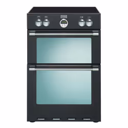 Stoves Sterling 600MFTi, Freestanding cooker, Black, Stainless steel, Touch, Stainless steel, Top right / left, Electronic