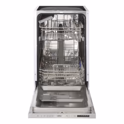 Belling IDW45, Fully built-in, Slimline (45 cm), White, Stainless steel, Buttons, Touch, LED