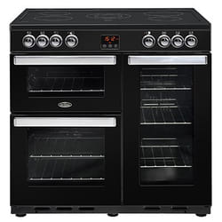 Belling Cookcentre 90E Freestanding cooker Ceramic Black