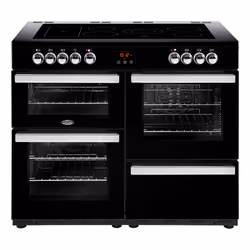 Belling Cookcentre 110E, Range cooker, Black, Rotary, Touch, Front, Electronic, Bottom right