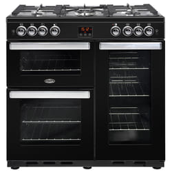 Belling 444444077 Freestanding cooker Electric/Gas Gas Black
