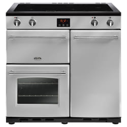 Belling Farmhouse 90Ei Range cooker Electric Zone induction hob Grey