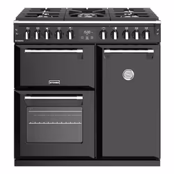 Stoves Richmond S900DF, Range cooker, Black, Rotary, Touch, Front, Electronic, Gas