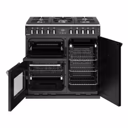 Stoves Richmond S900DF Range cooker Electric Gas Black