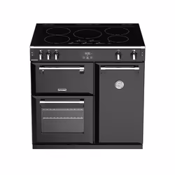 Stoves Richmond S900 Ei, Range cooker, Black, Rotary, Touch, Chrome, Top front, Electronic