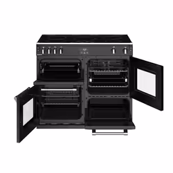 Stoves Richmond S1000 Ei Range cooker Electric Zone induction hob Black, Stainless steel