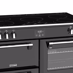 Stoves Richmond S1000 Ei Range cooker Electric Zone induction hob Black, Stainless steel