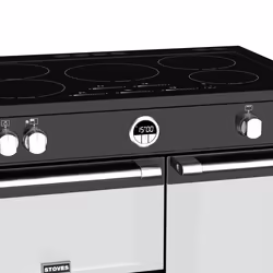 Stoves Sterling S900 Ei Range cooker Electric Zone induction hob Black, Stainless steel