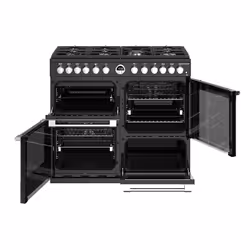 Stoves STERLING S1000DF Freestanding cooker Electric Gas Black, Grey