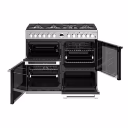 Stoves STERLING S1000DF Freestanding cooker Electric Gas Black, Grey