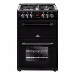 Belling Farmhouse 60DF, Range cooker, Cream, Rotary, Touch, Chrome, Metal, Electronic