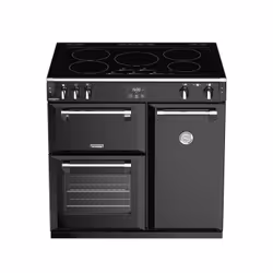 Stoves Richmond S900 EI DeLuxe Range cooker Electric Zone induction hob Black, Stainless steel