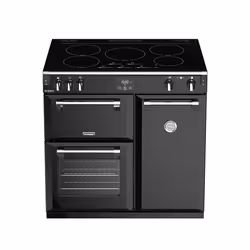 Stoves Richmond S900 EI DeLuxe Range cooker Electric Zone induction hob Black, Stainless steel