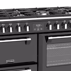 Stoves Richmond Deluxe S1000DF Freestanding cooker Electric Gas Black