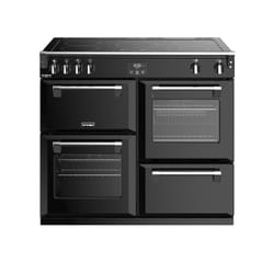 Stoves Richmond S1000 EI DeLuxe Range cooker Electric Zone induction hob Black, Stainless steel