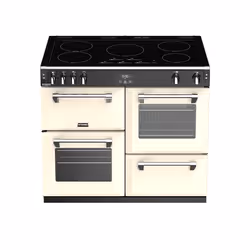 Stoves Richmond S1000 Ei DeLuxe Range cooker Electric Zone induction hob Black, Cream