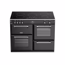 Stoves Richmond S1100 EI DeLuxe Range cooker Electric Zone induction hob Black, Stainless steel