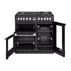 Stoves Sterling Deluxe S900DF GTG Freestanding cooker Electric Gas Black