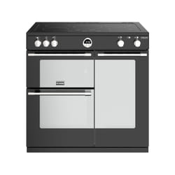 Stoves Sterling S900 EI DeLuxe Range cooker Electric Zone induction hob Black, Stainless steel