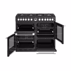 Stoves Sterling Deluxe S1000DF Freestanding cooker Electric Gas Black