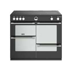 Stoves Sterling S1000 EI DeLuxe Range cooker Electric Zone induction hob Black, Stainless steel