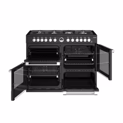 Stoves Sterling Deluxe S1100DF Freestanding cooker Electric Gas Black