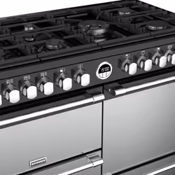 Stoves Sterling Deluxe S1100DF Freestanding cooker Electric Gas Black