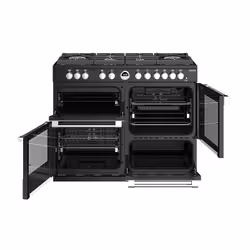 Stoves Sterling Deluxe S1100DF GTG Freestanding cooker Electric Gas Black