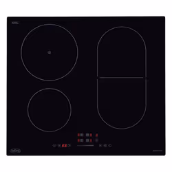 Belling IHL602, Black, Built-in, 59 cm, Zone induction hob, Ceramic, 4 zone(s)