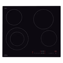 Belling CH602T, Black, Built-in, 59 cm, Ceramic, Ceramic, 4 zone(s)