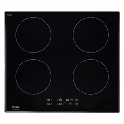 Stoves ST SIH602T13, Black, Built-in, 59 cm, Zone induction hob, Glass-ceramic, 4 zone(s)