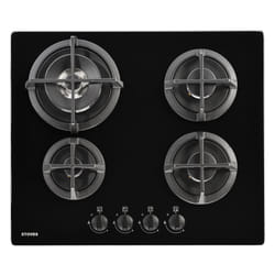 Stoves ST GTG60C Black Built-in 60 cm Gas 4 zone(s)