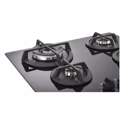 Stoves ST GTG60C Black Built-in 60 cm Gas 4 zone(s)