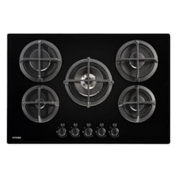 Stoves ST GTG75C Black Built-in 75 cm Gas 5 zone(s)