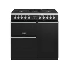 Stoves PRECISION DELUXE S900DF Freestanding cooker Electric Gas Black