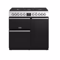 Stoves PRECISION DELUXE S900DF Freestanding cooker Electric Gas Black